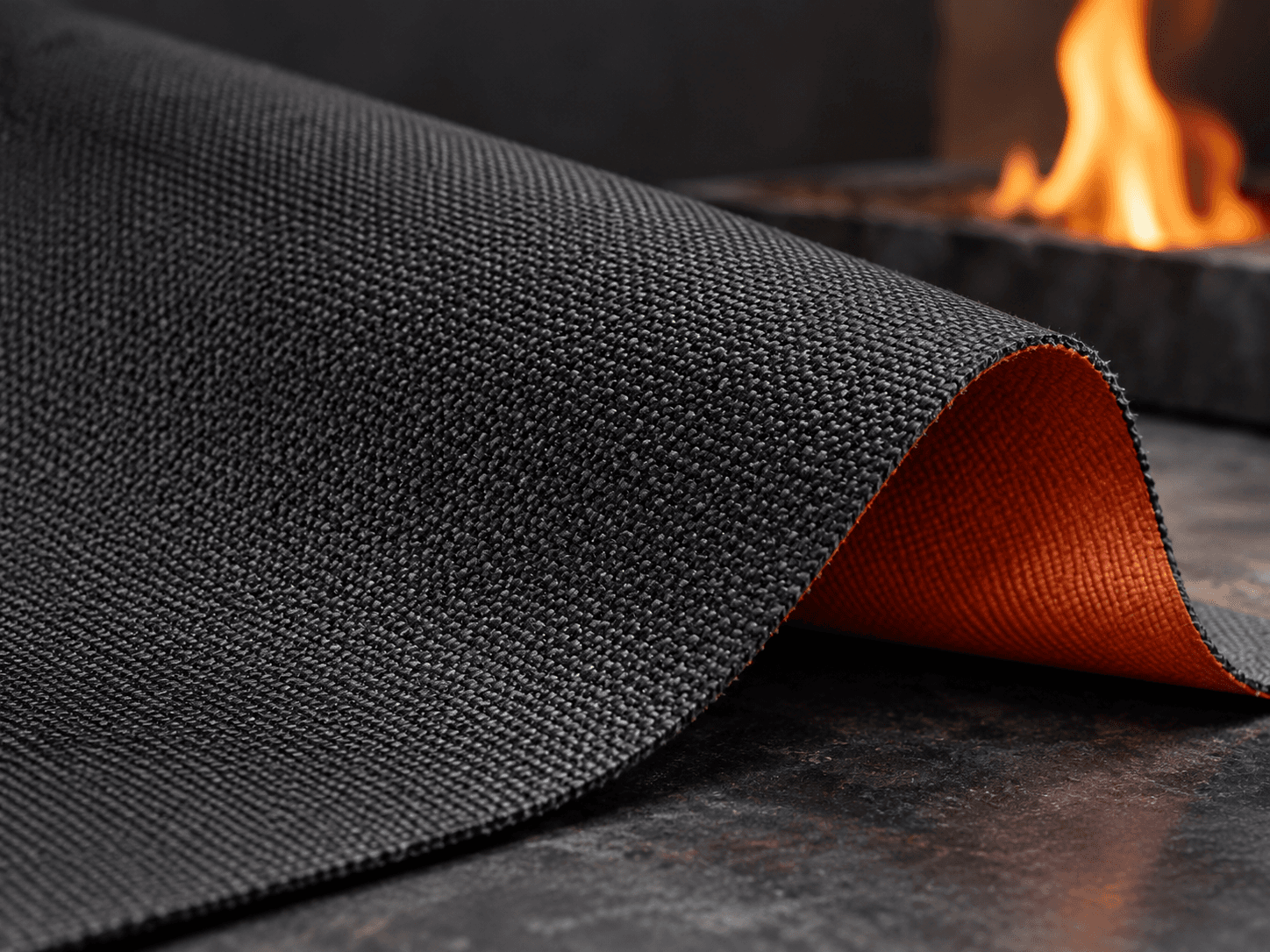 Flame retardant scaffolding safety net material for construction site protection